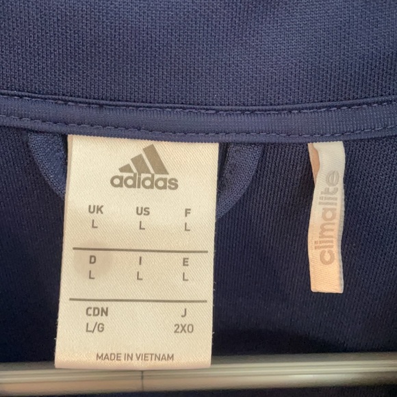 Adidas Climalite Men’s Large Lightweight Jacket - Picture 3 of 8